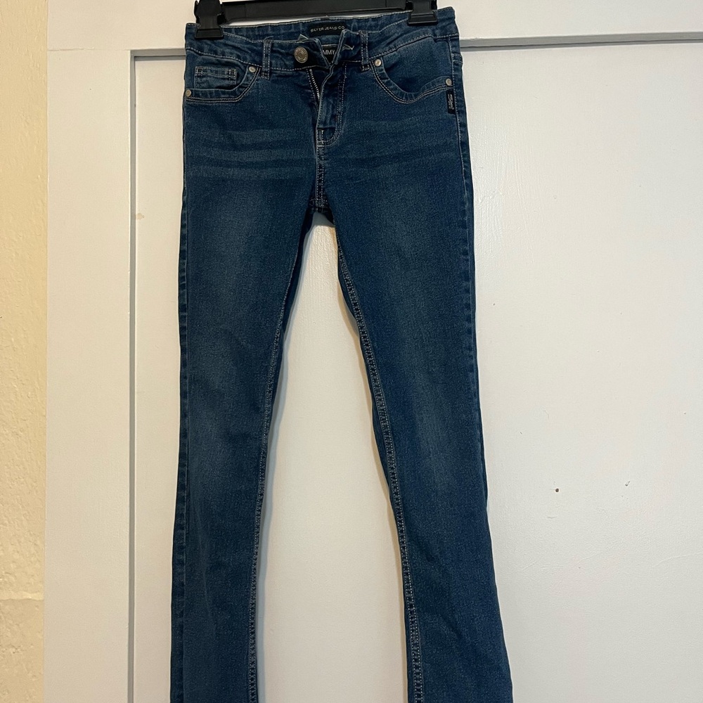 Silver Tammy Distressed Girls Jeans 12. Like new